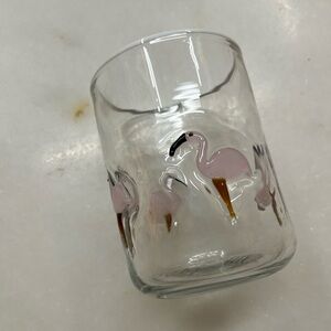 🦩Flamingo Anthropologie Icon Glass🦩